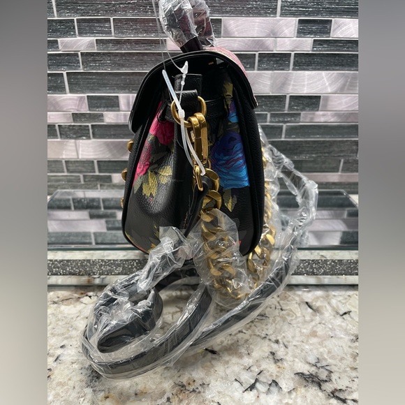 New Betsey Johnson Floral and Leopard Print Purse - Picture 4 of 12